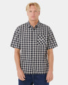 Mens Archive Script Plaid Short Sleeve Shirt