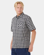 Mens Archive Script Plaid Short Sleeve Shirt