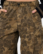 Womens Paradise Camo Cargo Pants
