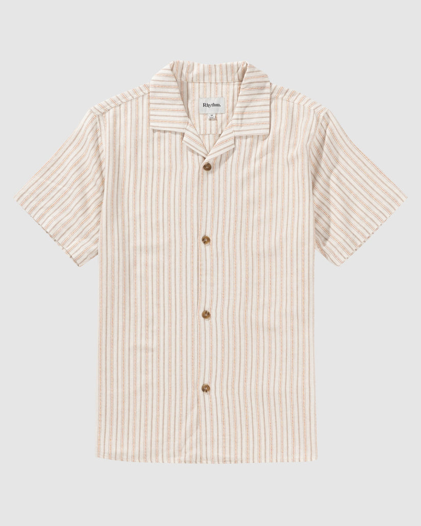 MENS VACATION STRIPE SHORT SLEEVE SHIRT