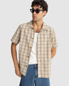 MENS CHECK SHORT SLEEVE SHIRT