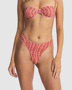 WOMENS SAHARA TIE DYE HI CUT BIKINI BOTTOMS