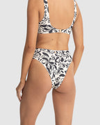 WOMENS SUNDANCE FLORAL HI WAIST BIKINI BOTTOMS