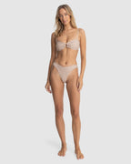 WOMENS RUMI CHECK RING BANDEAU BIKINI TOP
