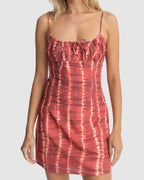 WOMENS SAHARA TIE DYE MINI DRESS