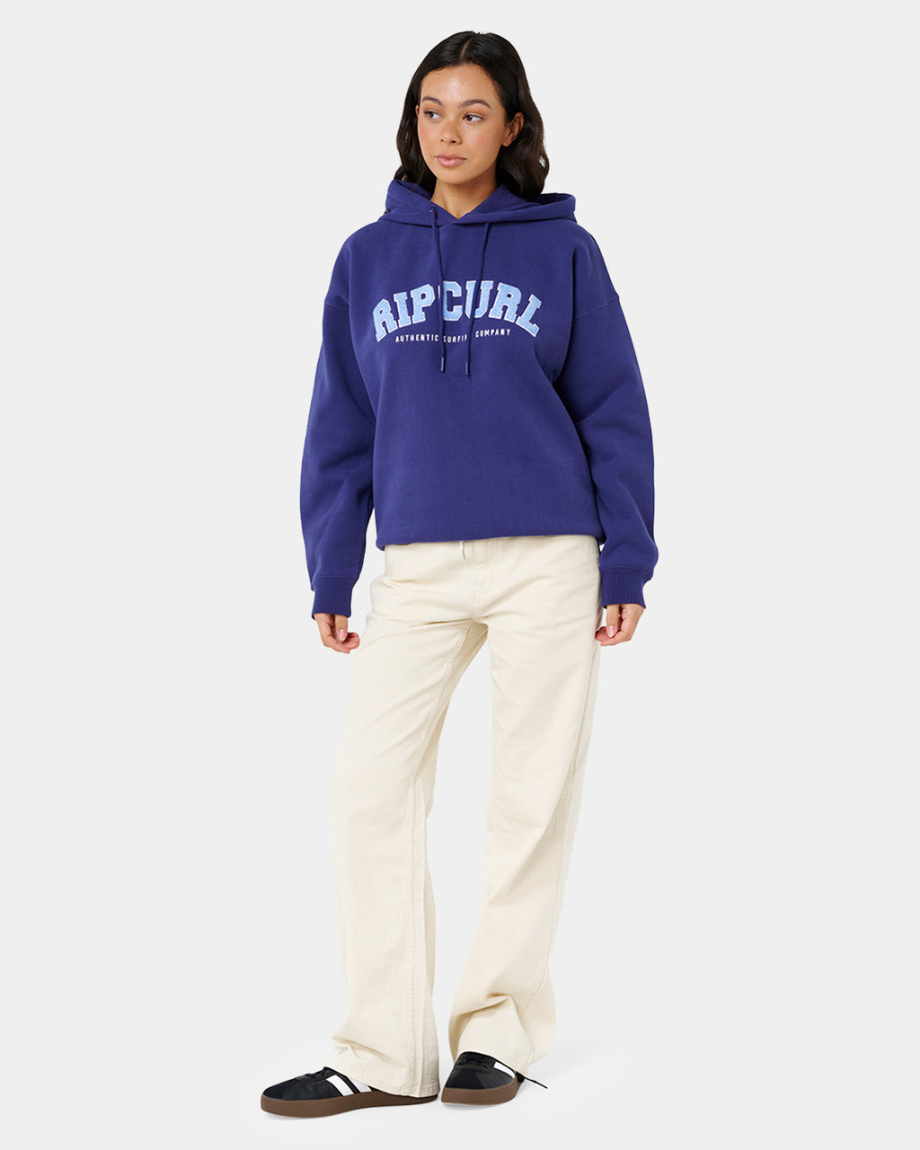 Womens Varsity Pullover Hoodie