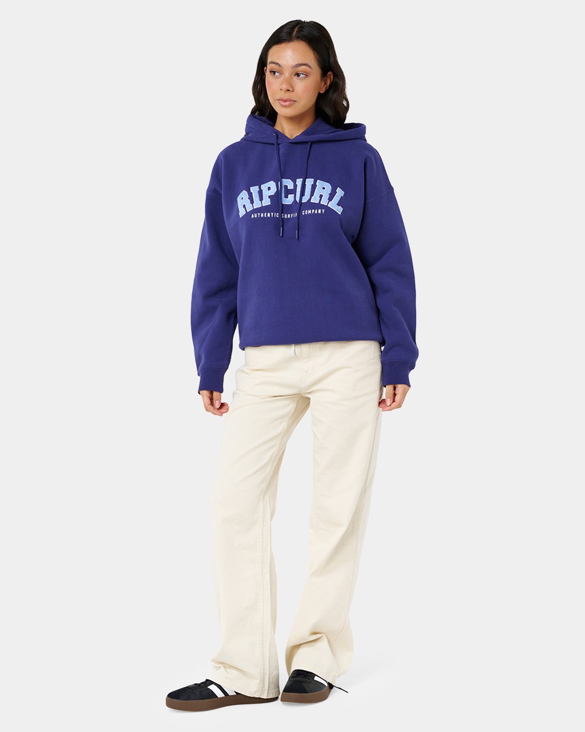 Womens Varsity Pullover Hoodie