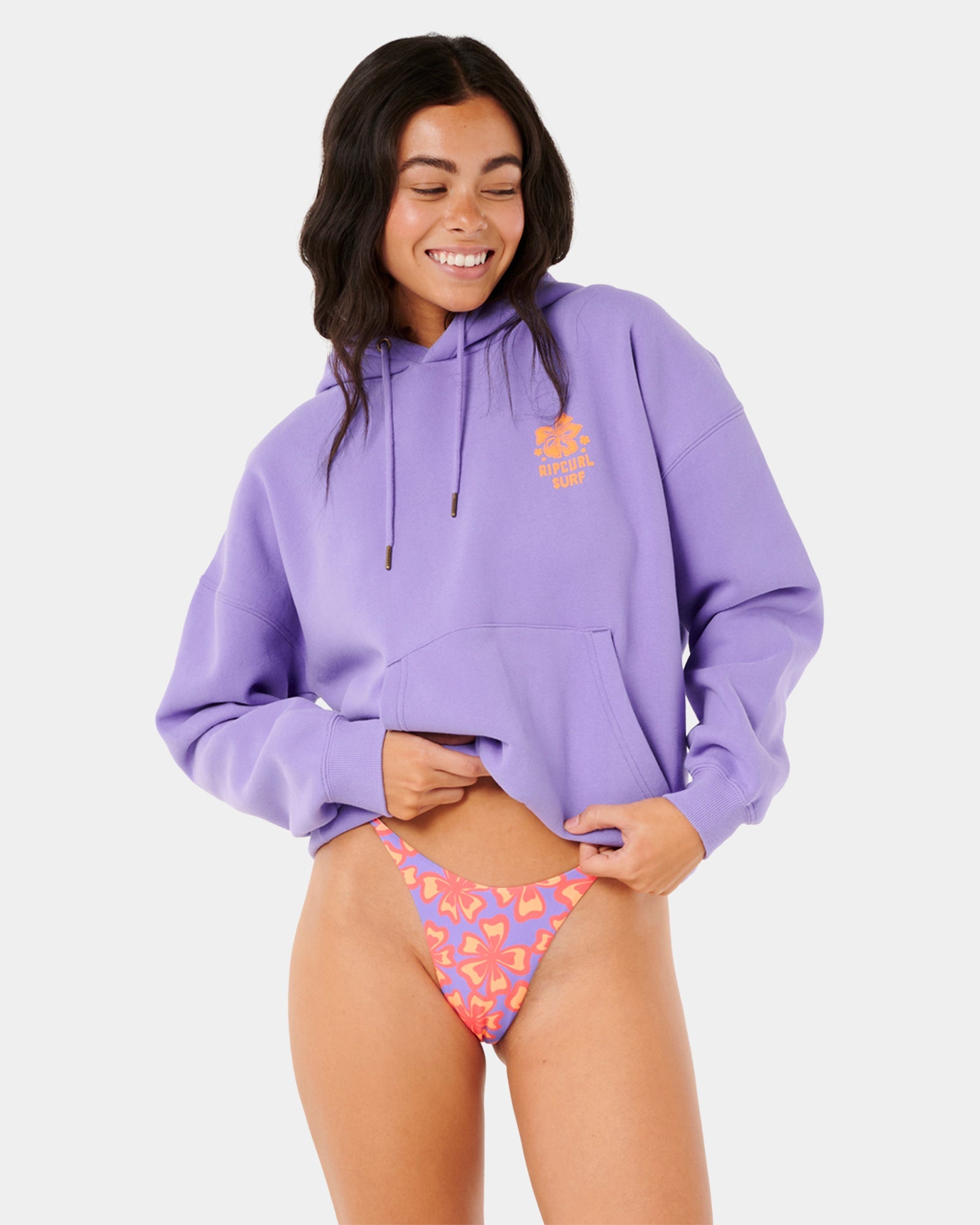 Buy Womens Hibiscus Heritage Hoodie by Rip Curl | Amazon Surf NZ