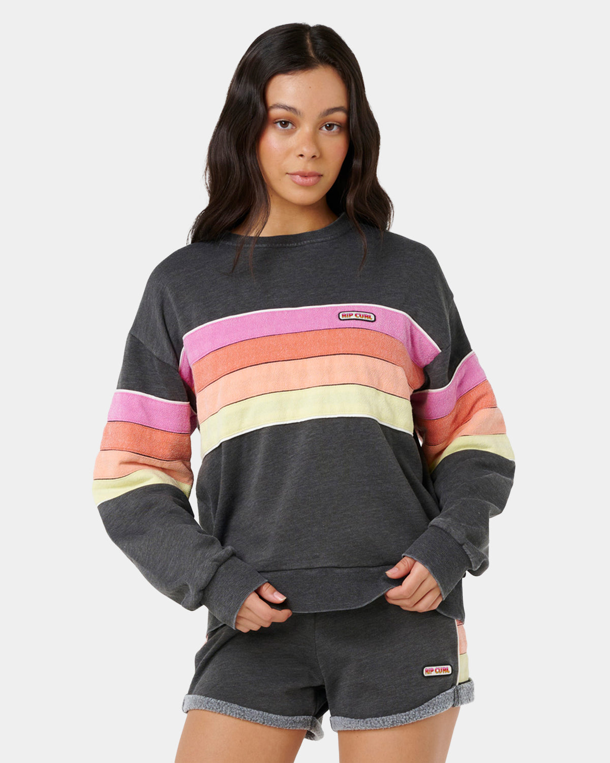 Womens Surf Revival Relaxed Crew Neck