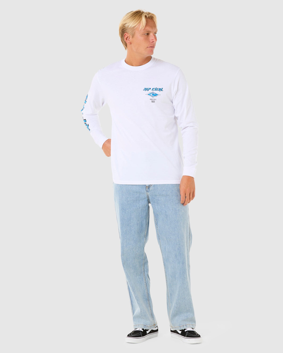 Mens Fade Out Long Sleeve T-Shirt