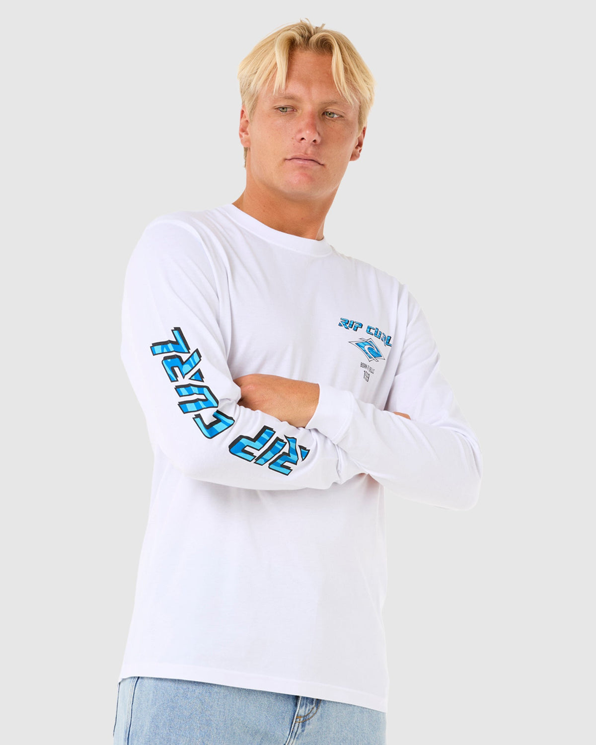 Mens Fade Out Long Sleeve T-Shirt