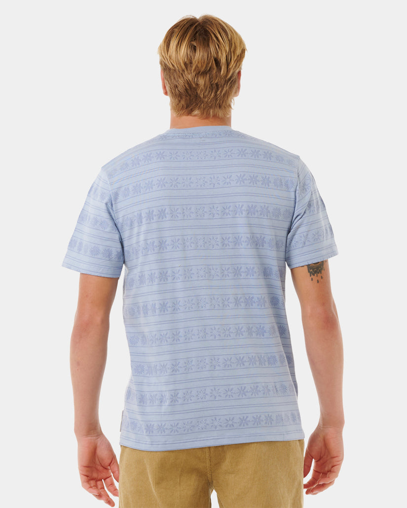 Mens Saltwater Culture Stripey T-Shirt