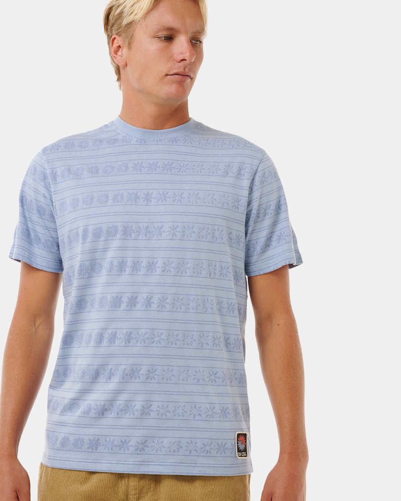 Mens Saltwater Culture Stripey T-Shirt