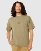 MENS FADE OUT EMBROIDED T-SHIRT