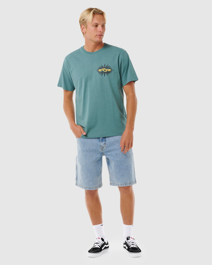 MENS QUEST OVAL BURST T-SHIRT