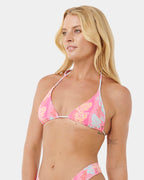 Womens Waikiki Keepsakes Sliding Tri Bikini Top