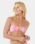Womens Waikiki Keepsakes Bandeau Bikini Top