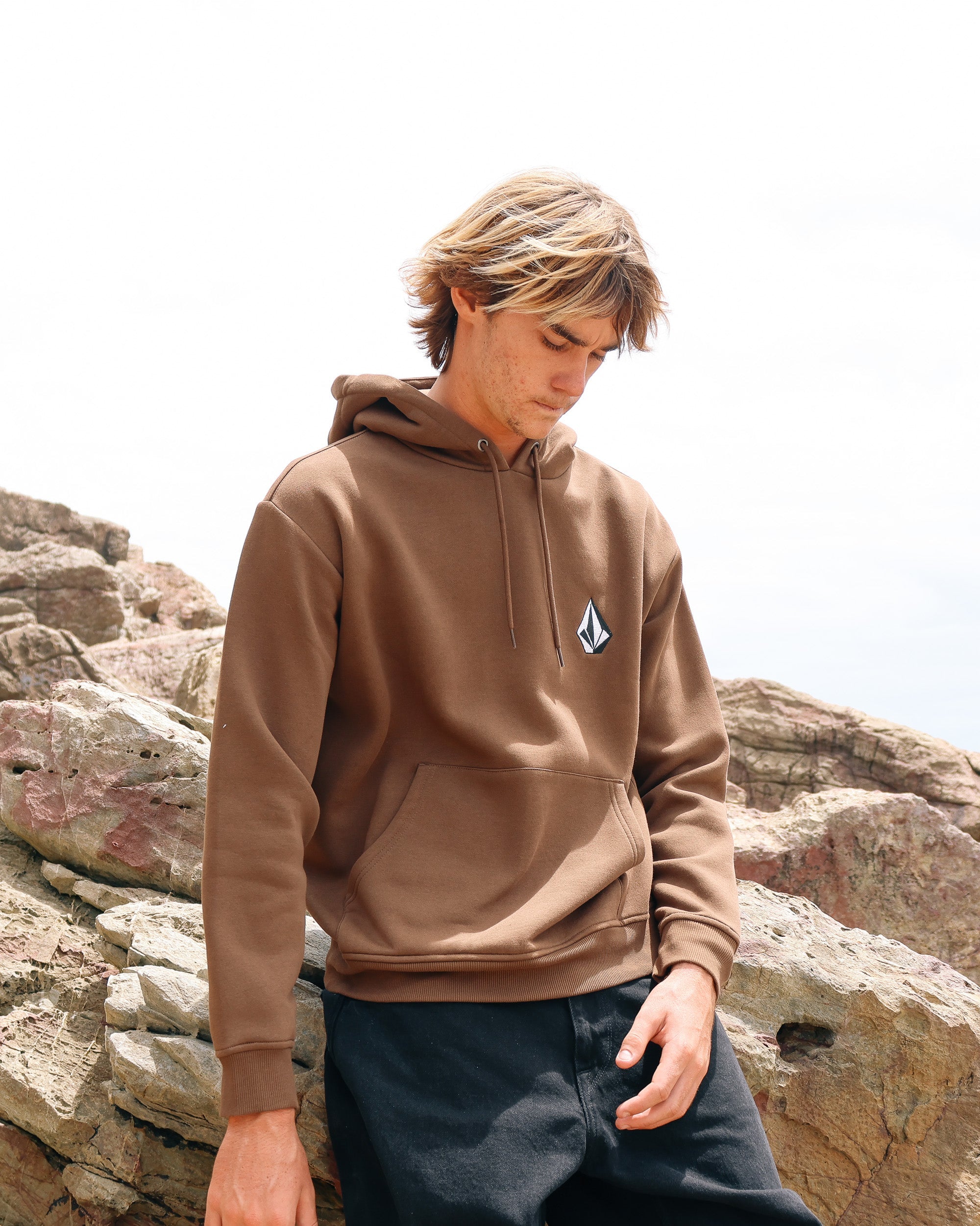 Mens Vologo Pullover Hoodie