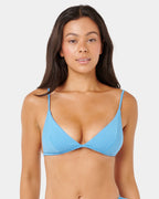 Womens Premium Surf Banded Fixed Tri Bikini Top