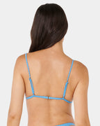 Womens Premium Surf Banded Fixed Tri Bikini Top