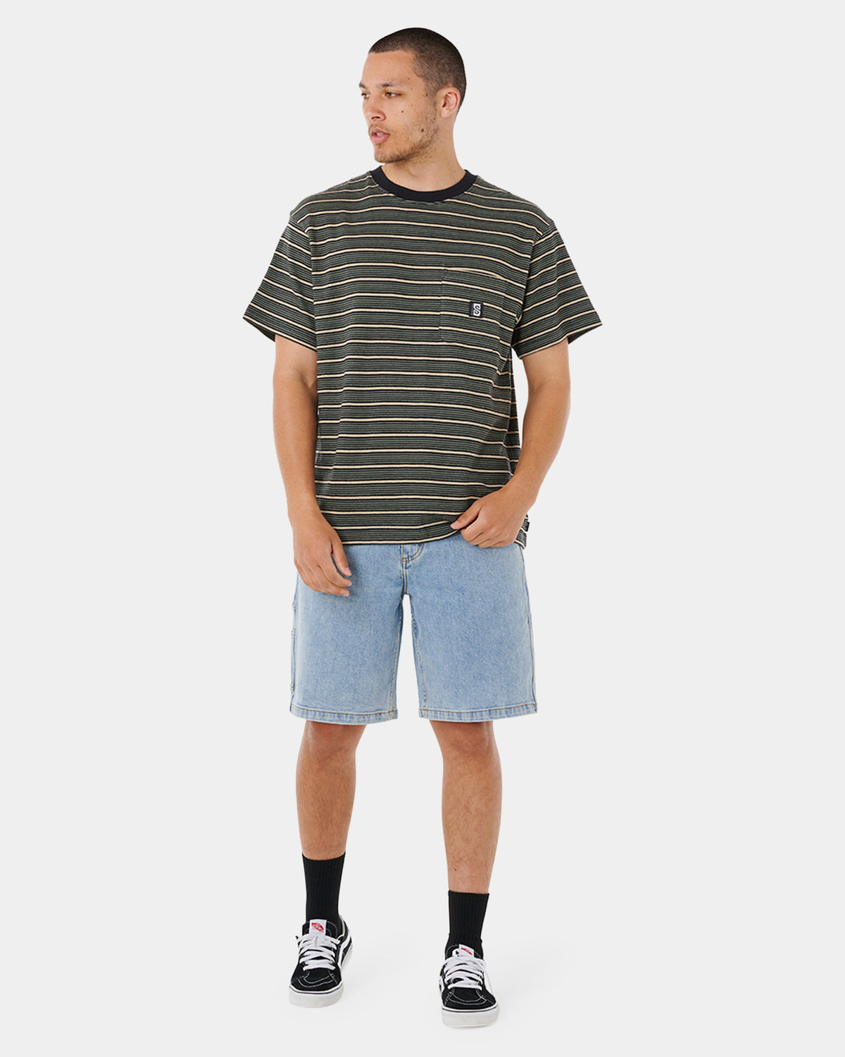 Mens Search Stripe T-Shirt