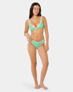 Womens Luxe Surf High Good Coverage Bikini Top