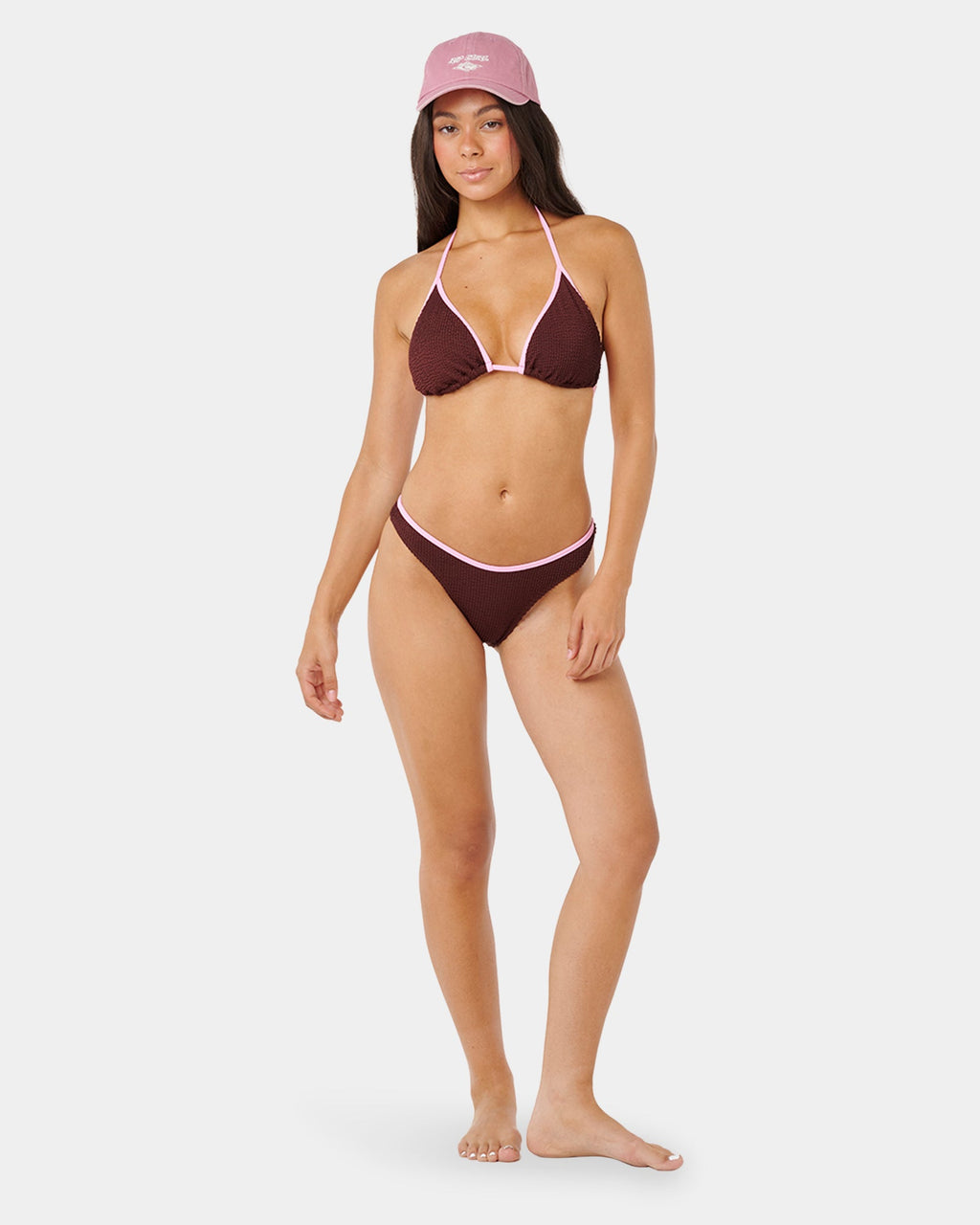 Womens Luxe Surf High Cheeky Bikini Bottom