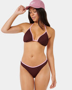 Womens Luxe Surf High Cheeky Bikini Bottom