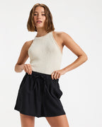 Womens Place To Elastic Waist Shorts