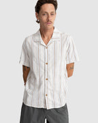 MENS VACATION STRIPE SHORT SLEEVE SHIRT