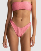 WOMENS CASTAWAY HI CUT BIKINI BOTTOMS