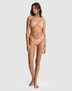 WOMENS LUNA FLORAL RING BANDEAU BIKINI TOP