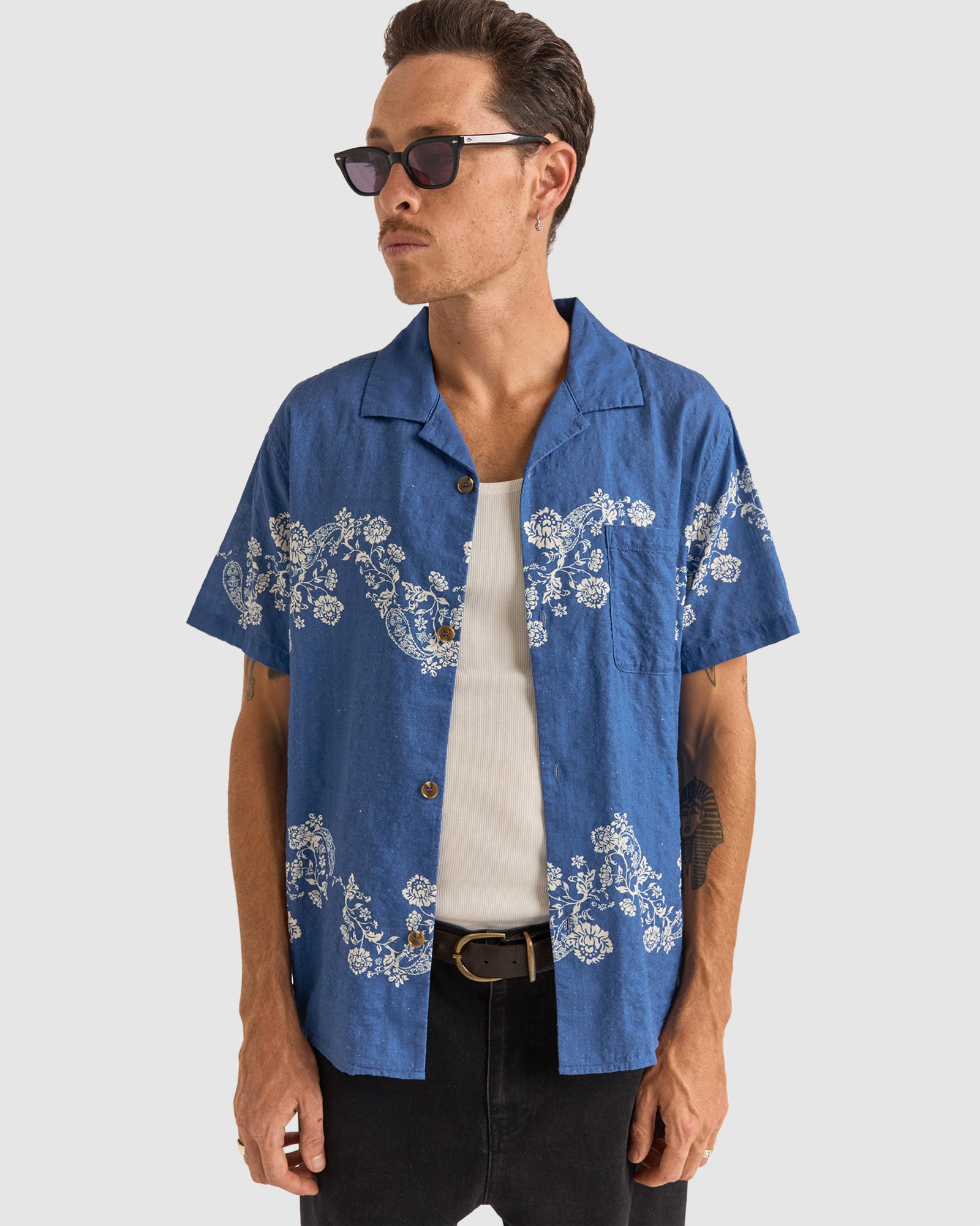 Buy Mens Shoreline Short Sleeve Shirt by Rhythm | Amazon Surf NZ