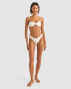 WOMENS BRIGHTON EYELET PICO HI CUT BIKINI BOTTOM