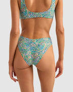 WOMENS CABO PAISLEY HOLIDAY BIKINI BOTTOM