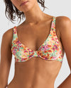 WOMENS SIERRA FLORAL UNDERWIRE BIKINI TOP