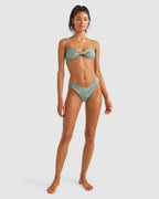 WOMENS CABO PAISLEY KNOT BANDEAU BIKINI TOP