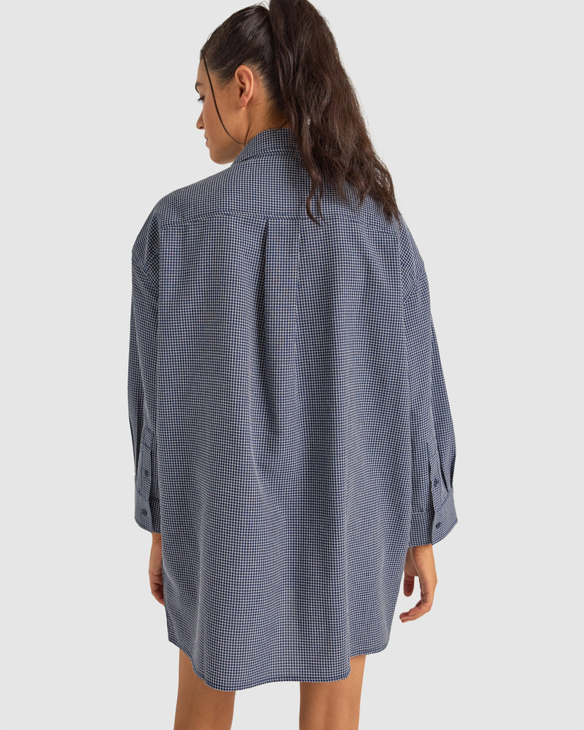 Womens Shirt Mini Dress