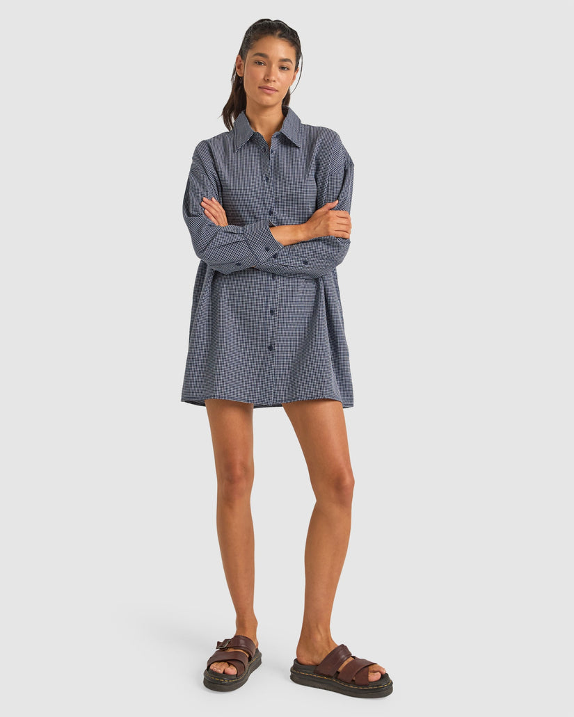 Womens Shirt Mini Dress