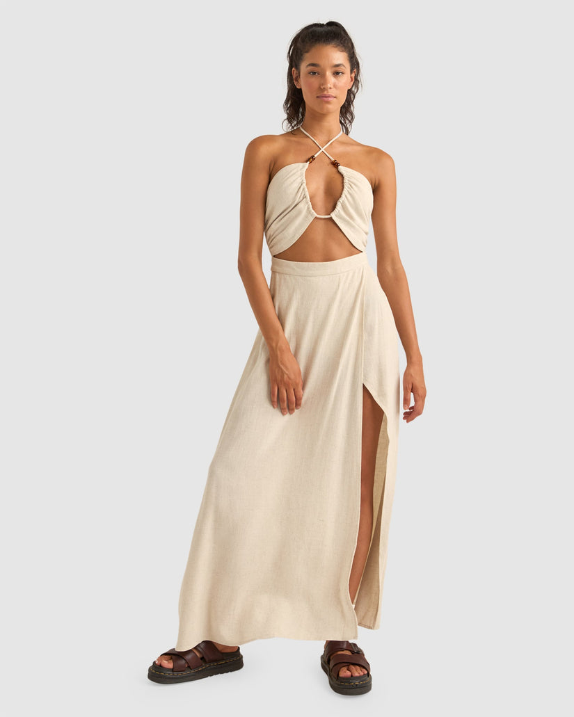 WOMENS SANTANA CUT OUT MAXI DRESS