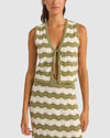 WOMENS CARMENS STRIPE KNIT VEST
