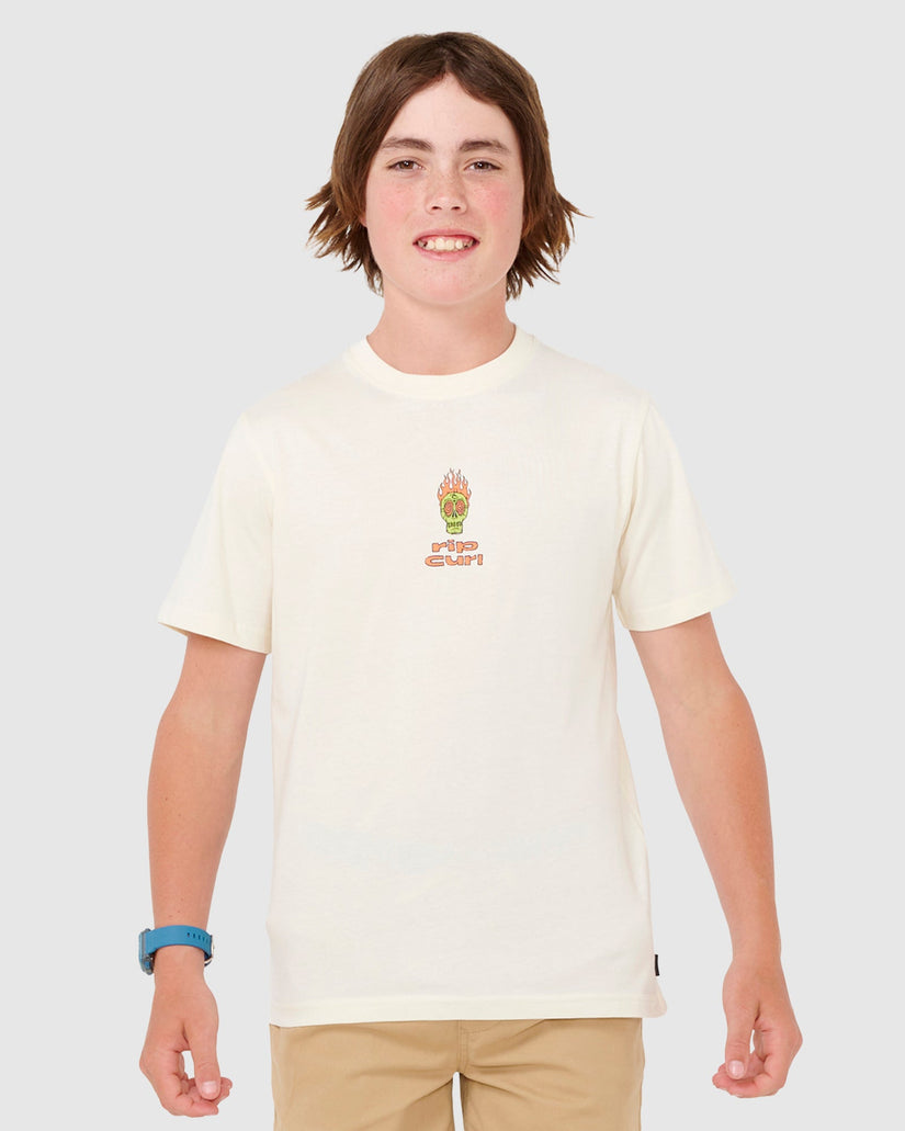 BOYS 8-16 COSMIC SKULL T-SHIRT