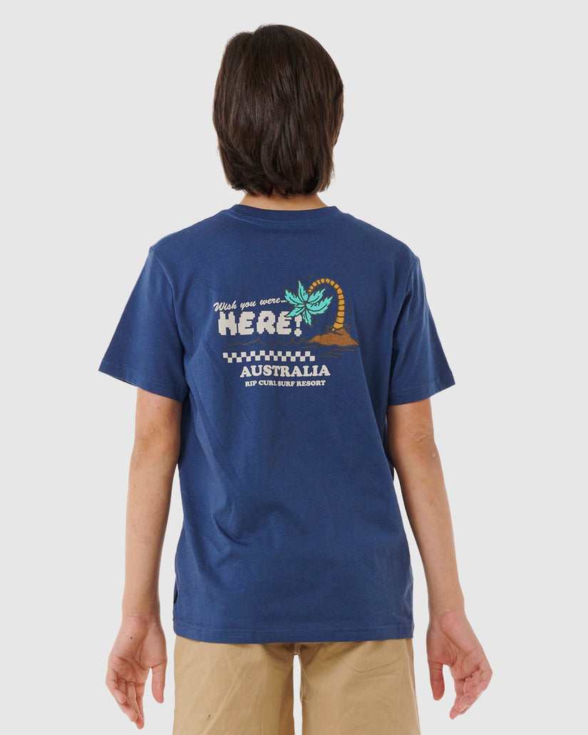 BOYS 8-16 WISH YOU WERE HERE DESTO T-SHIRT