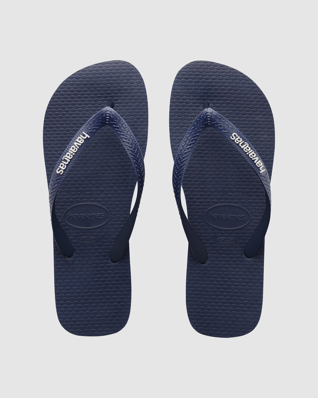 Mens Rubber Logo Thongs