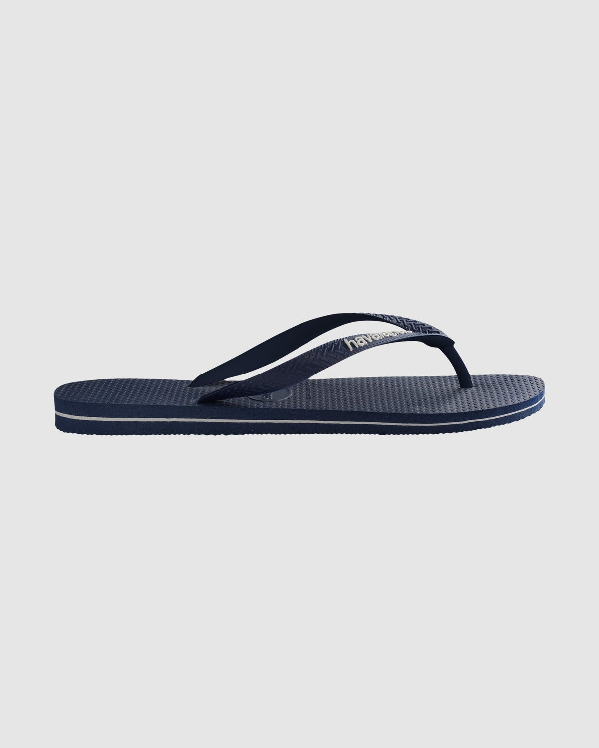 Mens Rubber Logo Thongs