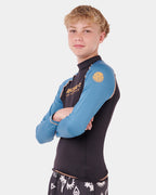 Boys 8-16 Shock UPF Long Sleeve Rash Vest
