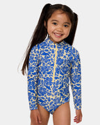 Girls 0-7 Sun And Swell Long Sleeve One Piece