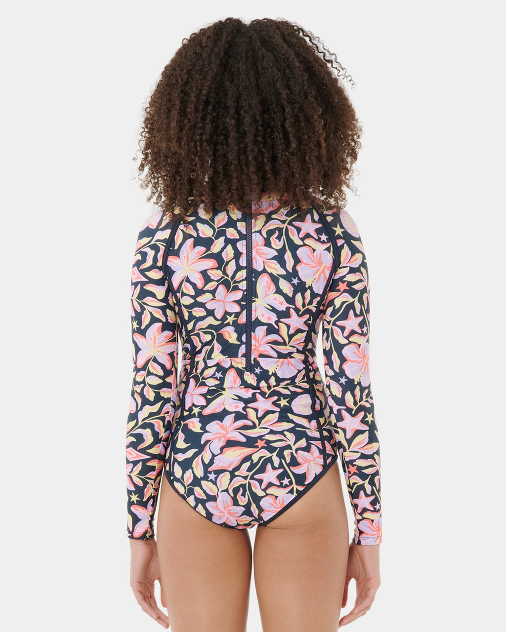 Girls 8-16 Sunset Skies Long Sleeve One Piece