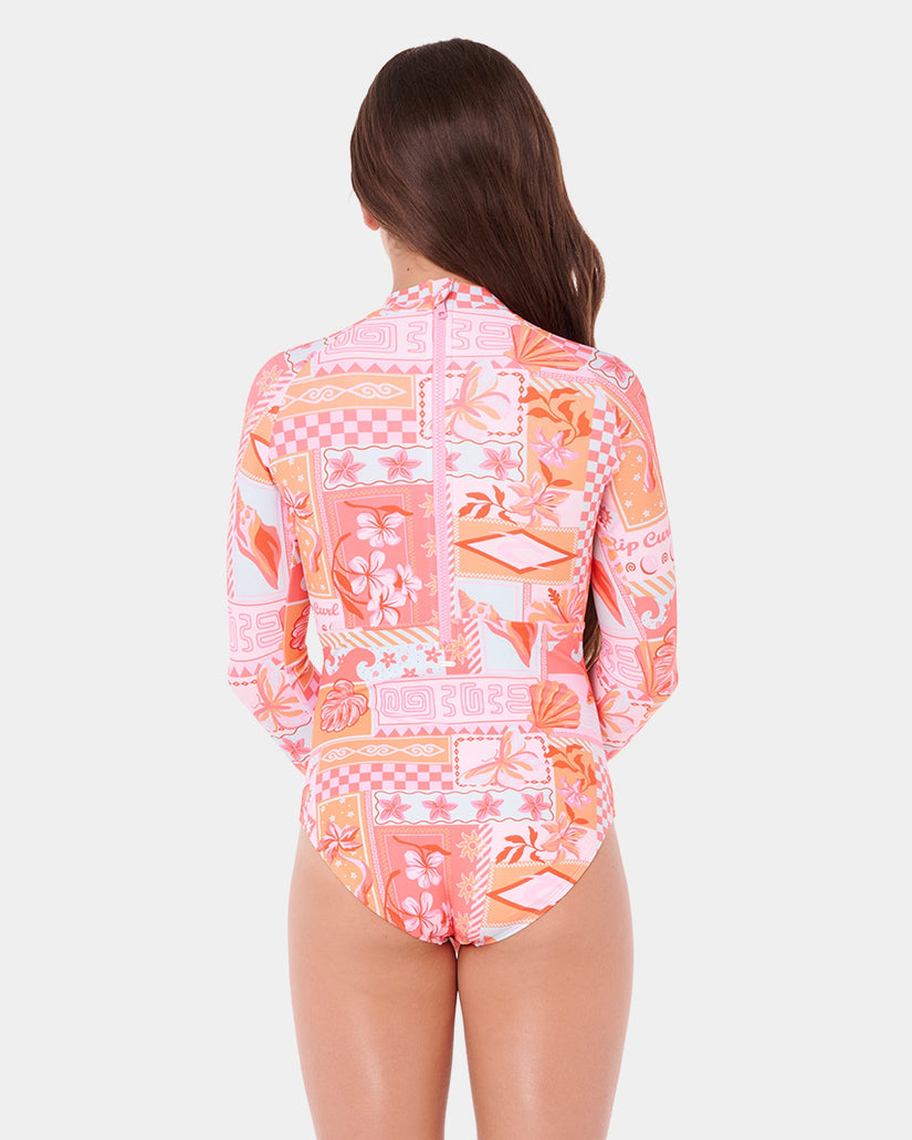 Girls 8-16 Paradise Club Long Sleeve One Piece