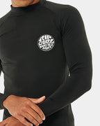 Mens Icons UPF 50+ Brushed Long Sleeve Rash Vest